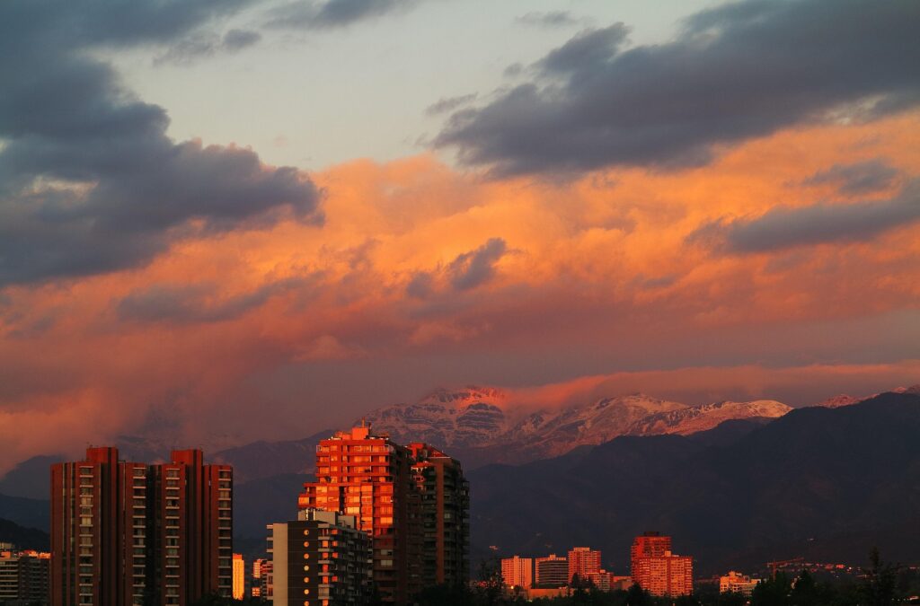 Widok na Andy z Santiago