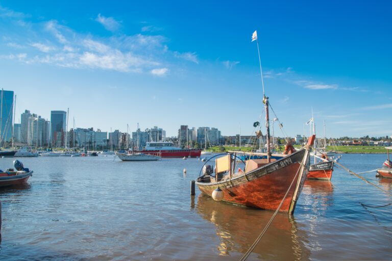 Port na rzeką La Plata w Montevideo